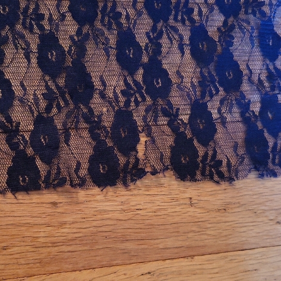 Free People Sheer Navy Lace Maxi Dress - Picture 13 of 13